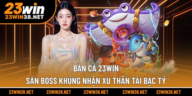 Bắn cá 23win săn boss khủng nhận xu thần tài bạc tỷ